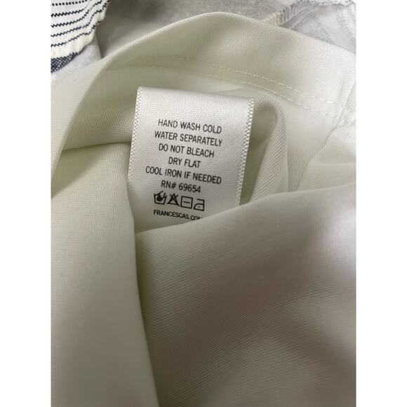 Francesca’s Jun & Ivy‎ Blue and White Striped Mini Dress Size M - Picture 8 of 8